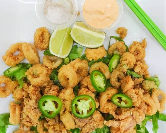 Order Crispy Calamari with Spicy Mayo food online from #9togo store, Long Beach on bringmethat.com