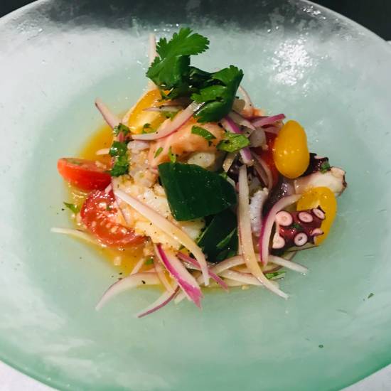 Order Assorted Mixed Seafood Ceviche food online from Matsuhisa store, Beverly Hills on bringmethat.com