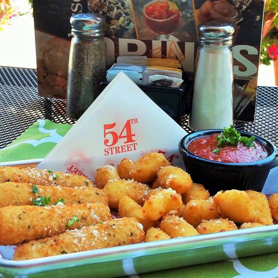 Order FRY ME SOME CHEESE food online from 54th Street Grill and Bar store, Saint Joseph on bringmethat.com