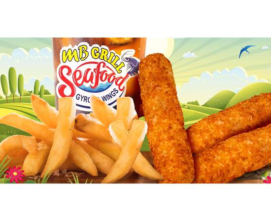 Order  kids Mozzarella Stick (3 pcs) food online from Mb Grill store, Pinellas Park on bringmethat.com