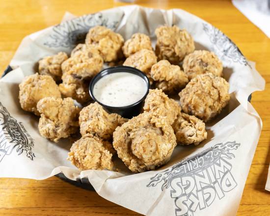 Order Fried Mushrooms food online from Dick Wings store, Ponte Vedra Beach on bringmethat.com