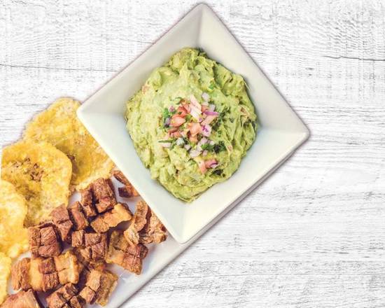Order Guacamole Con Chicharron food online from Noches De Colombia store, Fairview on bringmethat.com