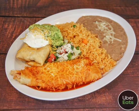 Order Enchilada & Chimichanga food online from Taqueria Jacarandas Mexican Food store, Seatac on bringmethat.com