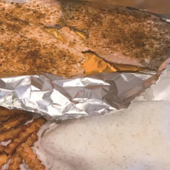 Order Steamed Salmon food online from The Fancy Fish store, San Diego on bringmethat.com