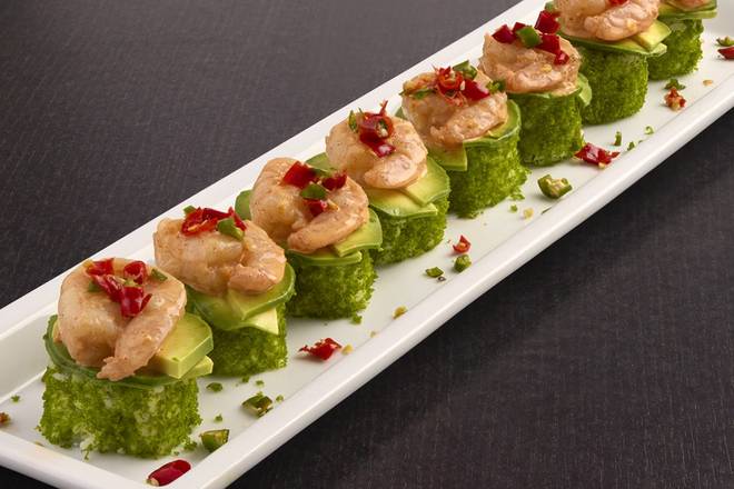 Order GREEN KIMONO ROLL food online from RA Sushi Bar store, Las Vegas on bringmethat.com