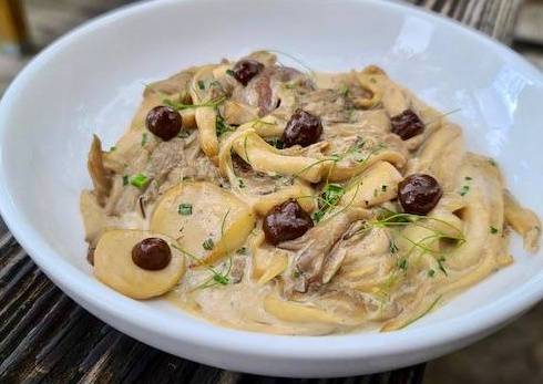 Order Beef Fat Roasted Mushrooms food online from Haven store, Tampa on bringmethat.com