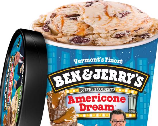 Order Ben and Jerrys Americone Dream Cone (Pint) food online from Fresko Market store, Miami on bringmethat.com