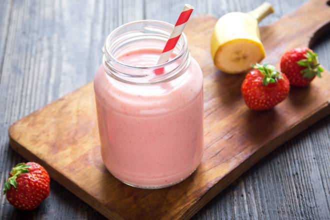 Order Strawberry Banana food online from Jewel Or Juice store, Honolulu on bringmethat.com