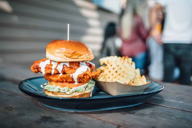 Order Buffalo Chicken Sandwich food online from Walk-On Sports Bistreaux store, Tallahassee on bringmethat.com