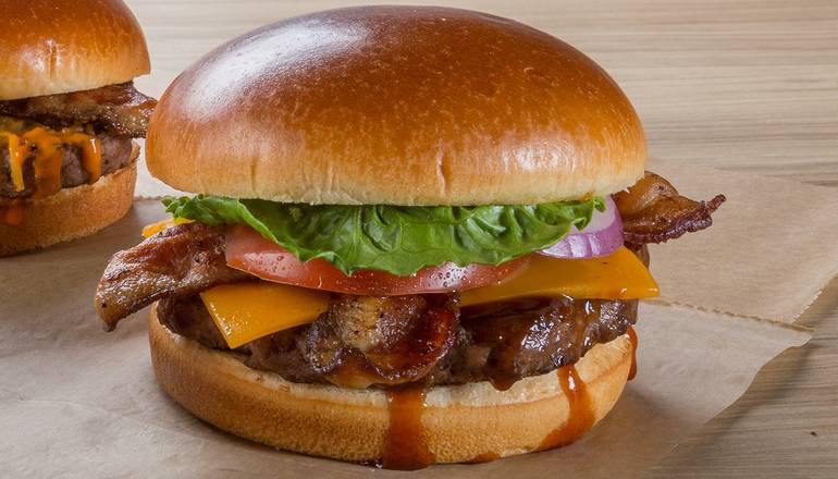 Order Texas Smokehouse Burger food online from Wing Zone store, Lexington on bringmethat.com