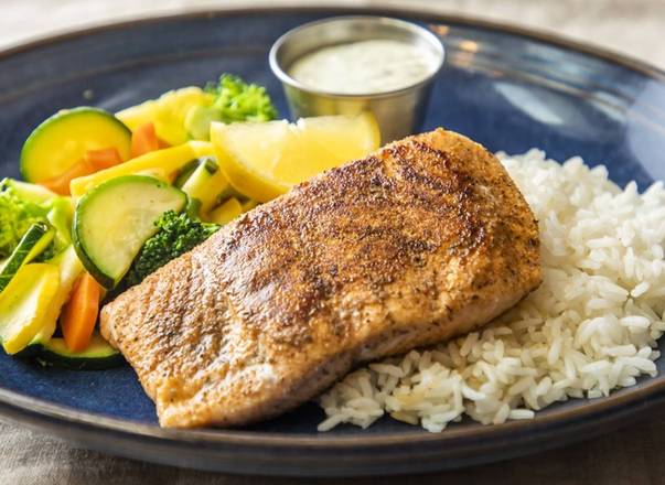 Order Grilled Salmon food online from Hof Hut store, Torrance on bringmethat.com