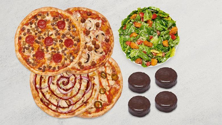 Order MOD Quad: Pizza, Salad, Dessert food online from Mod Pizza store, Spring on bringmethat.com