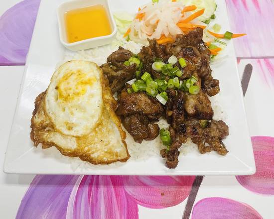 Order C2. Grilled Pork And Egg food online from Pho Binh Minh store, Maple Valley on bringmethat.com
