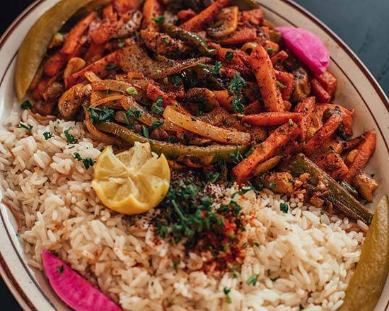 Order Vegetarian Ghallaba (Zesty) food online from Shish Kabob Express - Eastpointe store, Eastpoint on bringmethat.com