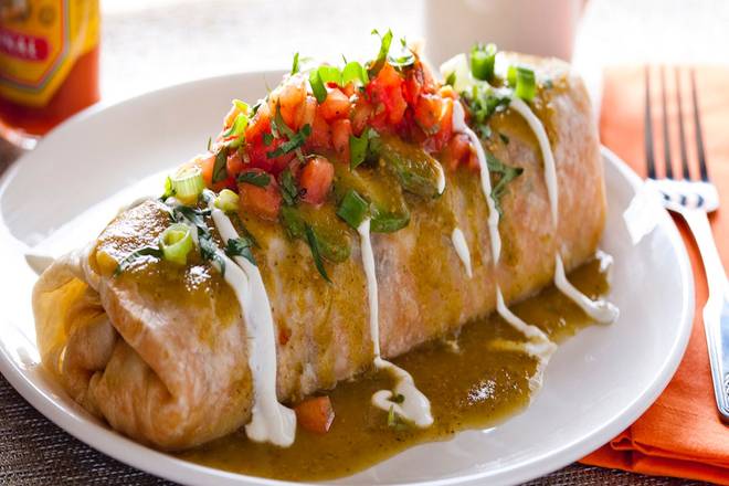 Order Fiesta Burrito food online from The Broken Yolk Cafe store, TEMECULA on bringmethat.com