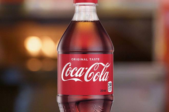 Order Coke Bottle (20oz/591ml) food online from Blaze Pizza store, Bakersfield on bringmethat.com