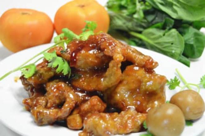 Order 梅子骨 Pork Chop w/Plum Sauce food online from Golden Eagle Chinese store, Honolulu on bringmethat.com