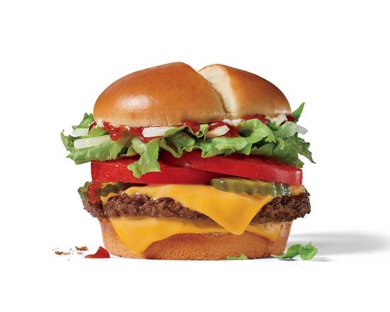 Order Jumbo Jack® Cheeseburger food online from Jack In The Box store, Sonora on bringmethat.com