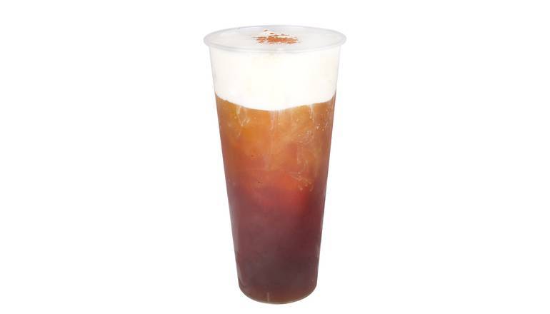 Order Milk Foam Toffee Black Tea(TP) food online from Boba Time store, Los Angeles on bringmethat.com