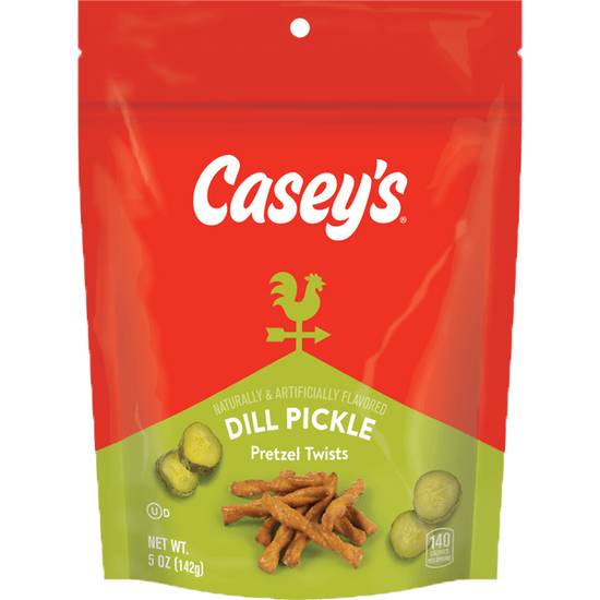 Order Casey's Dill Pickle Seasoned Pretzel Twists 5oz food online from Casey store, Joplin on bringmethat.com