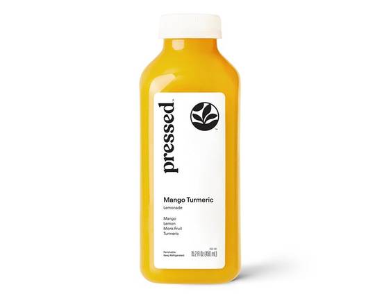 Order Mango Turmeric Lemonade food online from Pressed store, San Diego on bringmethat.com