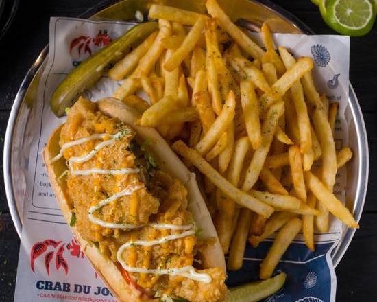 Order Fried Fish Po Boy food online from Crab Du Jour store, Wilson on bringmethat.com