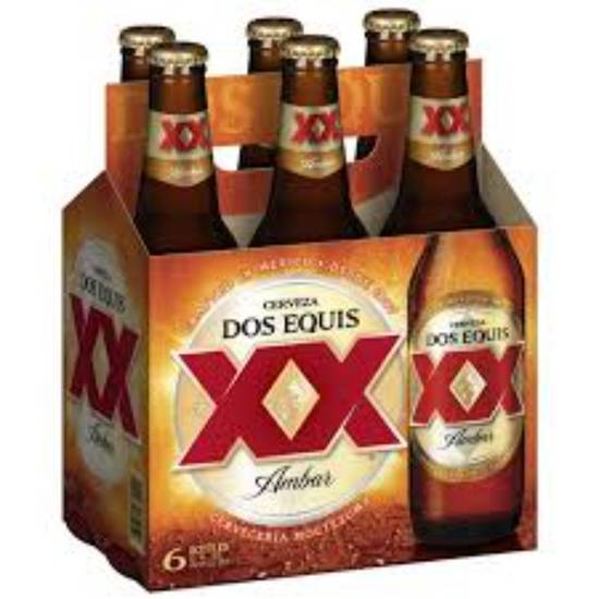 Order DOS EQUIS XX AMBAR 12oz 6pk Bottles  food online from Duke Liquor & Jr. Market store, Los Angeles on bringmethat.com