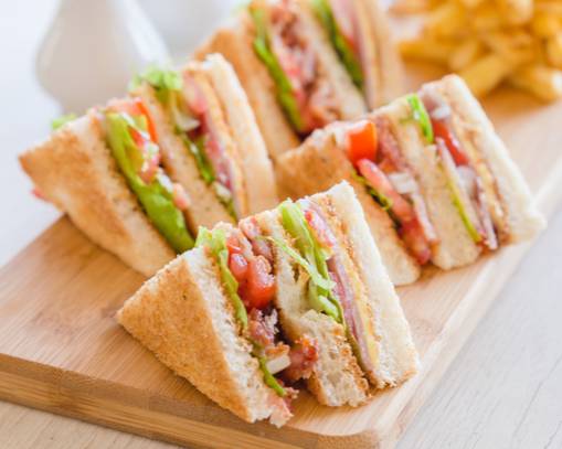 Order The Charger Club Sandwich food online from The Sandwich Cafe store, San Diego on bringmethat.com