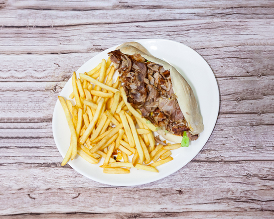 Menu sandwich kebab