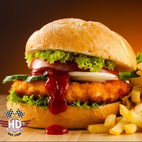 Order Country Beef Fried Steak food online from Hd Onion Burger store, Oklahoma City on bringmethat.com