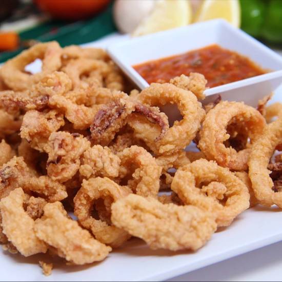 Order Kalamarakia food online from Zorba Café store, Washington on bringmethat.com