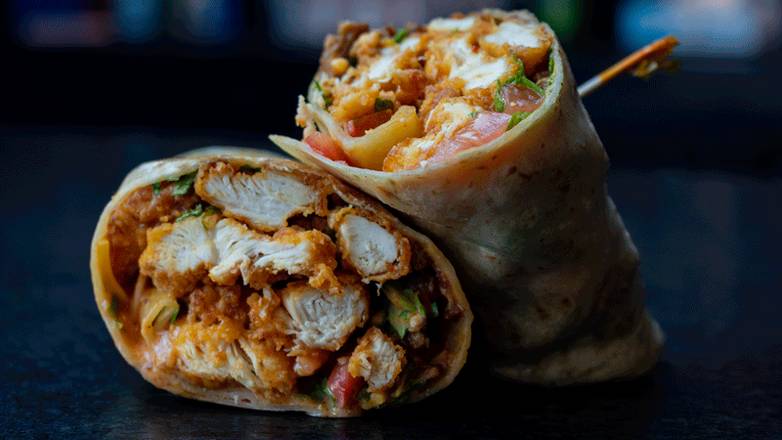 Order Buffalo Chicken Wrap food online from Pinky's Westside Grill store, Charlotte on bringmethat.com
