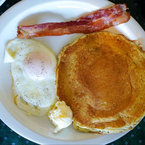 Order Kids 1 Cake, 1 Egg, 1 Link, or 1 Bacon food online from Sunrise Sunset store, Lakewood on bringmethat.com