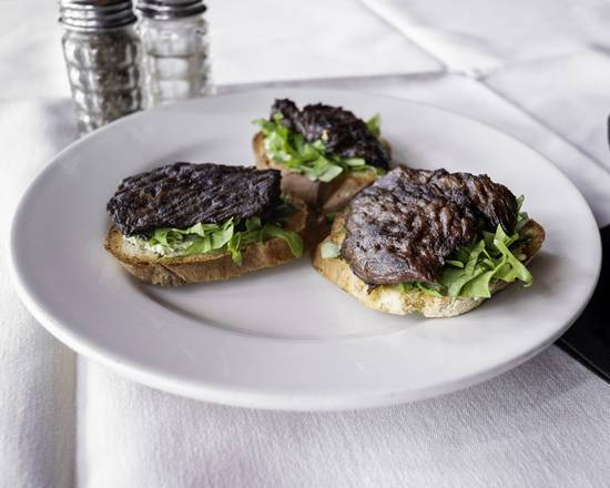 Order Steak Crostini food online from Marx Cafe store, Washington on bringmethat.com