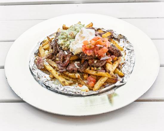 Order Loaded Steak Fries food online from Gcd Eats store, Saint Petersburg on bringmethat.com