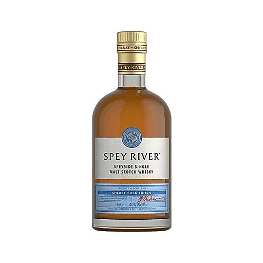 Order Spey River Single Malt Sherry Cask Scotch Whisky (750 ML) 128396 food online from BevMo! store, Riverbank on bringmethat.com