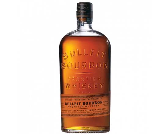 Order Bulleit Borbon Frontier Whiskey 750ml (40%  ABV) food online from Richmond Food Center store, Richmond on bringmethat.com