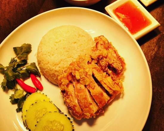 Order Hainanese Fried Chicken and Rice food online from Meng Kitchen store, Orlando on bringmethat.com
