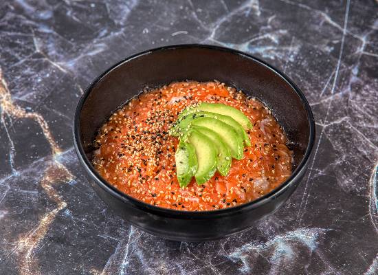 Tartare saumon cuit avocat