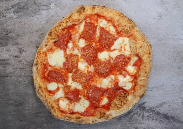 Order 10" Spicy Salami Pizza food online from Pummarola store, Coral Gables on bringmethat.com