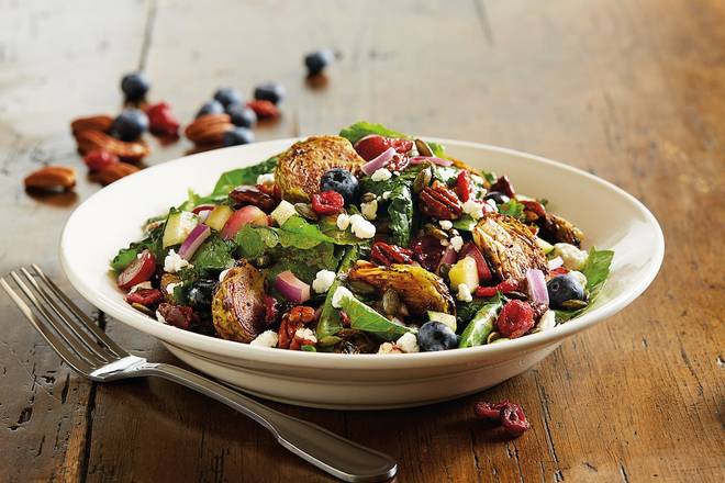 Order Enlightened Kale And Roasted Brussels Sprouts Salad food online from Bj Restaurant & Brewhouse store, Westminster on bringmethat.com