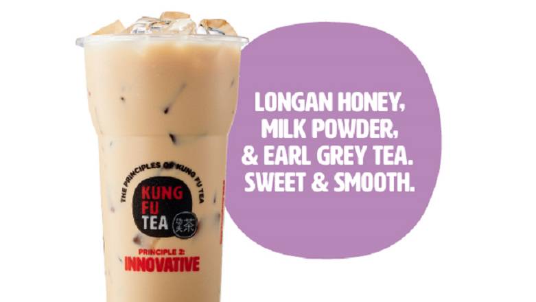 Order Honey Milk Tea food online from Kung Fu Tea store, St. Petersburg on bringmethat.com