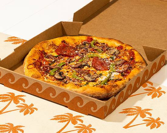 Order Build Your Own Custom Pizza food online from Groovy Island Pizza Co. store, South Bend on bringmethat.com
