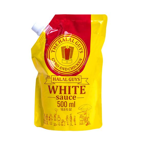 Order White Sauce Pouch food online from The Halal Guys store, Long Beach on bringmethat.com