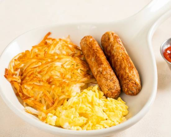 Order Jr Scrambled Egg, Bacon or Sausage food online from Hof Hut store, Torrance on bringmethat.com