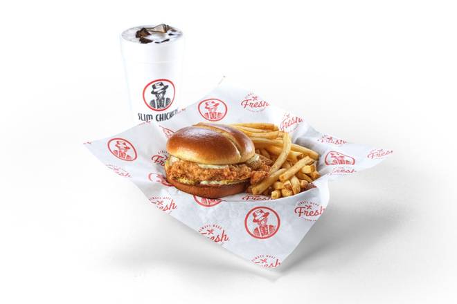 Order Crispy Chicken Sandwich Meal food online from Slim Chickens store, Little Rock on bringmethat.com