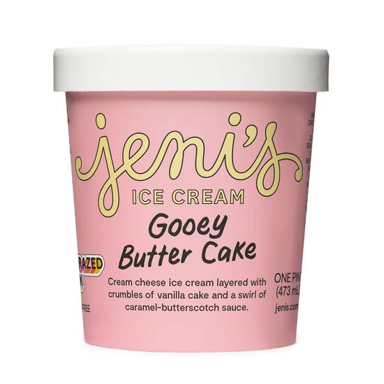 Order Gooey Butter Cake Pint food online from Jeni Splendid Ice Creams store, Tampa on bringmethat.com