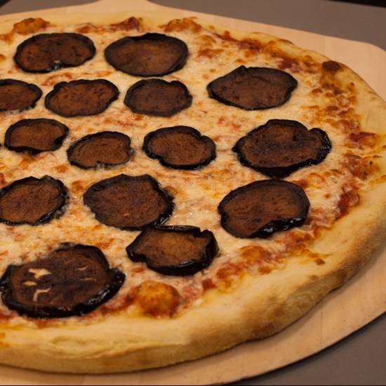 Order Medium Eggplant Pizza food online from Nagila Pizza store, Los Angeles on bringmethat.com
