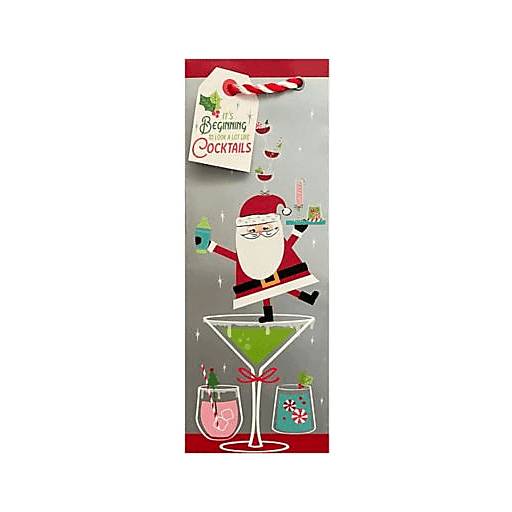 Order The Gift Wrap Company Santa's Got The Spirit Bottle Bag (EACH) 130479 food online from Bevmo! store, Albany on bringmethat.com