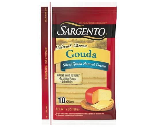 Order Sargento Gouda Cheese (11 Slices) food online from Fresko Market store, Miami on bringmethat.com